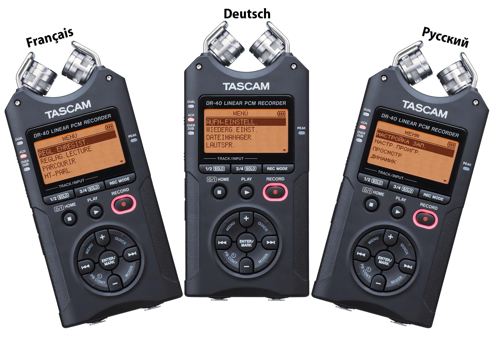 Tascam DR40 Handheld Linear PCM/MP3 Recorder