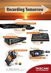Tascam Recording Tomorrow