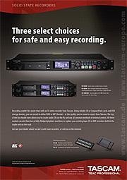 Tascam Solid State Recorders