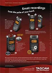 Tascam Handheld Recorders