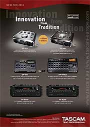 Tascam New Products 2013