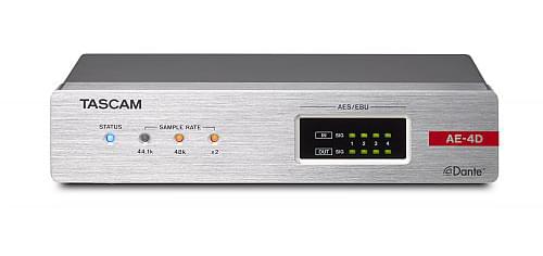 Tascam AE-4D | Four-Channel AES/EBU-Dante Converter