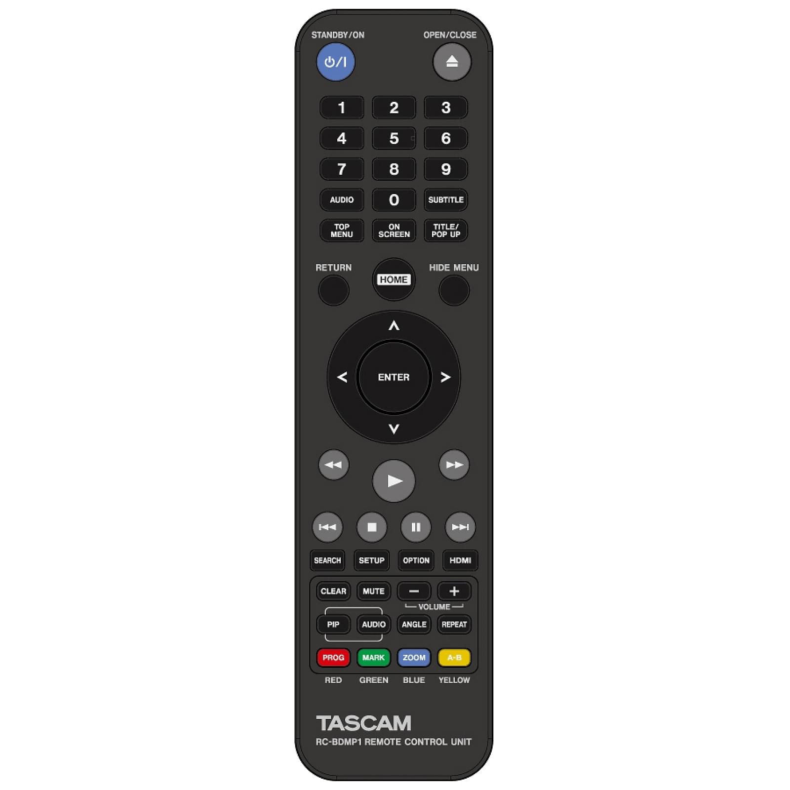 Remote control | Tascam BD-MP1