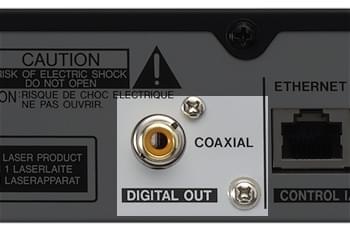 Tascam BD-MP4K – Coaxial digital output