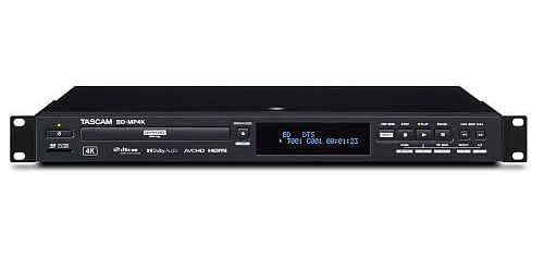 Tascam BD-MP4K | Professioneller 4K-Blu-Ray-/Medienplayer für Tourneebetrieb und Installation