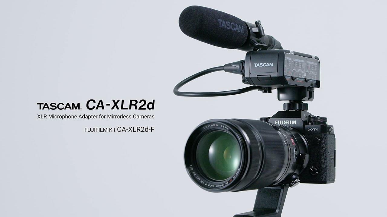 Tascam CA-XLR2d | XLR Microphone Adapter for Mirrorless Cameras
