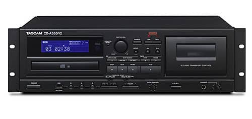 Tascam CD-A580 v2 | Lecteur de CD / platine cassette / Enregistreur USB