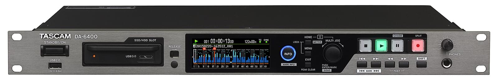 64-Spur-Audiorecorder | Tascam DA-6400