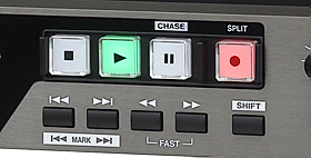 Transport buttons for simple standalone operation | Tascam DA-6400