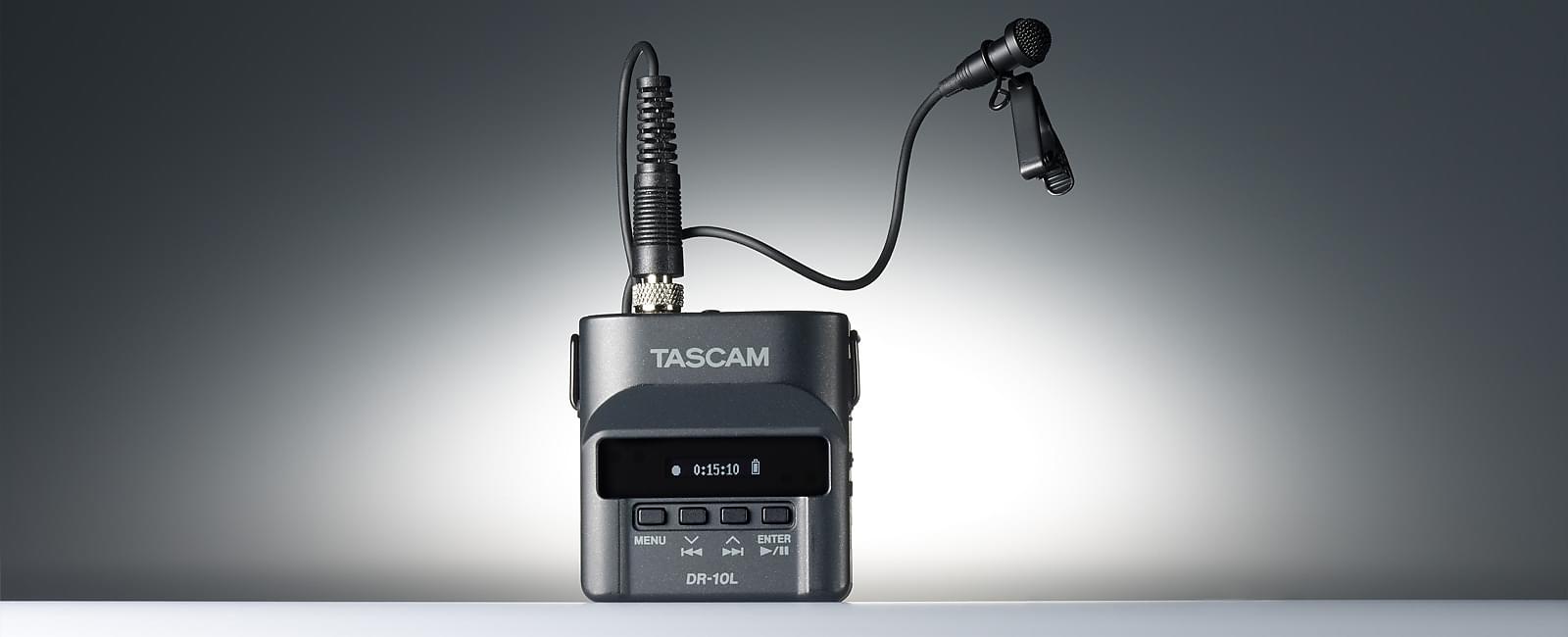 Tascam DR-10L  Digital Audio Recorder With Lavalier Microphone