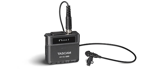 Tascam DR-10L Pro | 32-Bit-Float-Audiorecorder mit Lavalier-Mikrofon