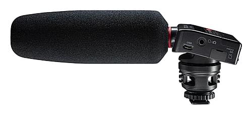 Tascam DR-10SG | Rejestrator audio z mikrofonem shotgun montowany na kamerze