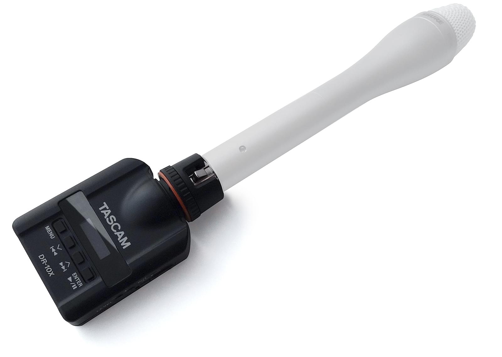 Audiorecorder zum Aufstecken auf ein Mikrofon | Tascam DR-10X