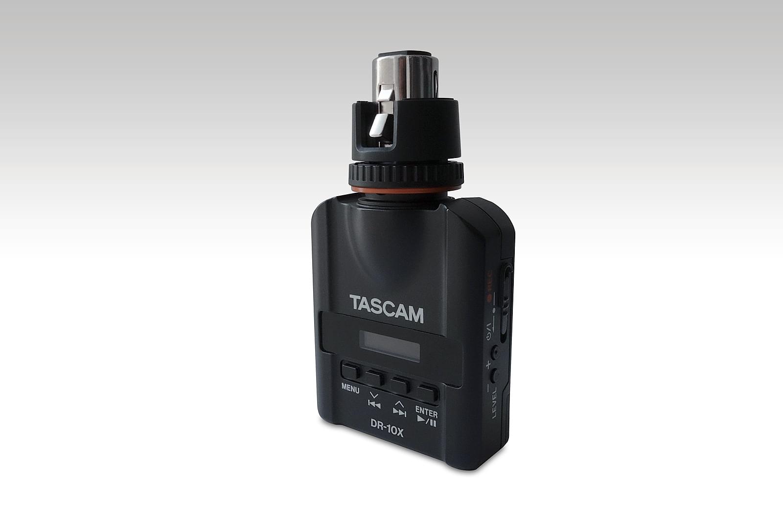 Right angle view | Tascam DR-10X