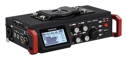 Tascam DR-701D | Six-channel audio recorder for DSLR cameras