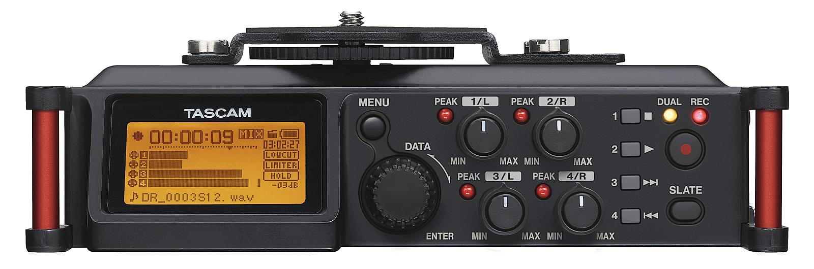 4-Spur-Recorder für Tonaufnahmen mit DSLR-Kameras | Tascam DR-70D