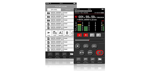 Tascam DR Control