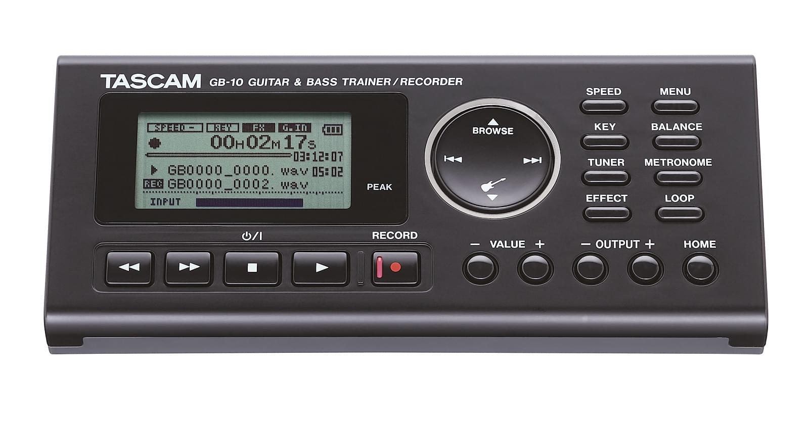 Tascam GB-10 | Trainer/Recorder for Guitar and Bass Tascam GB-10 | Trainer/Recorder for Guitar and Bass