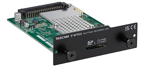 Expansion Card for 32-Track Recording | Tascam IF-MTR32
