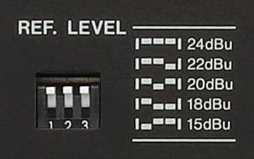 Selectable reference level | Tascam ML-16D/ML-32D