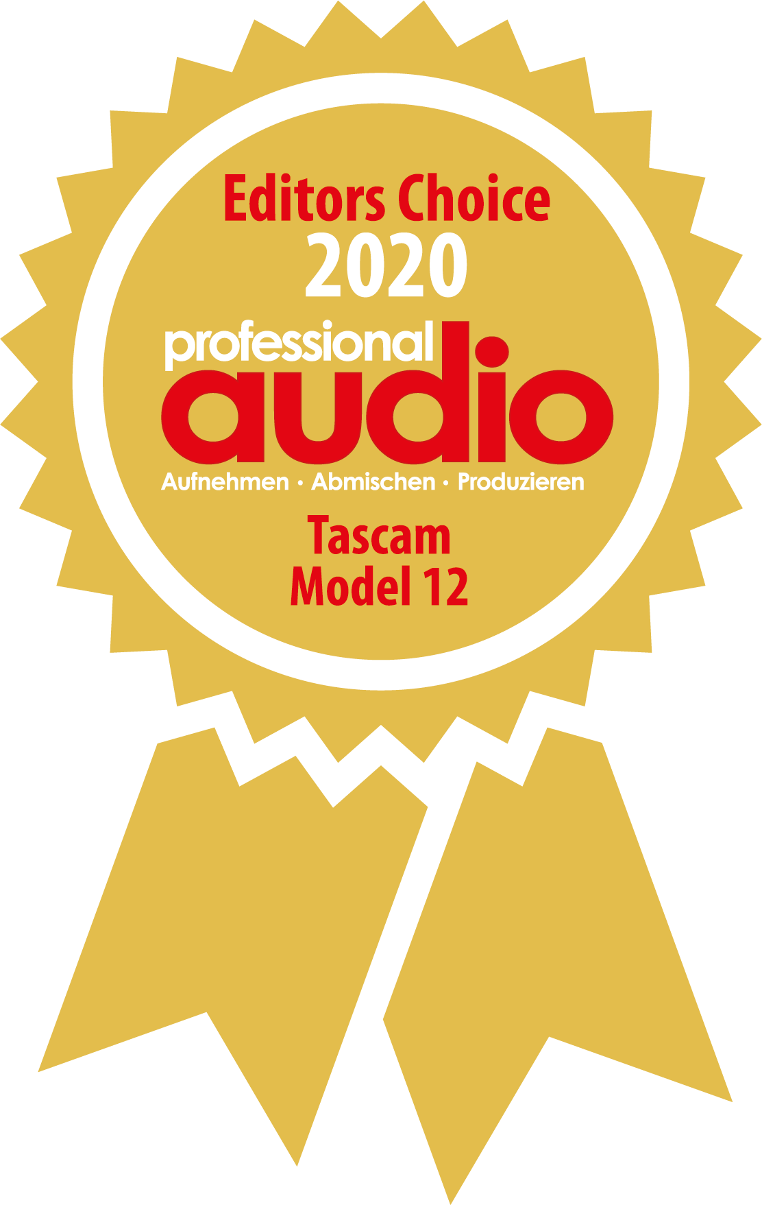 Tascam Model 12 ist Editor’s Choice 2020
