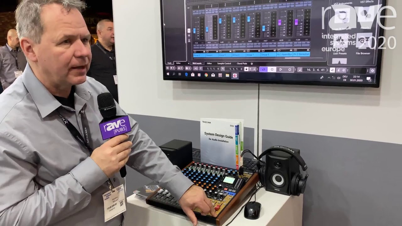 Model 12 presented on ISE 2020 – Tascam