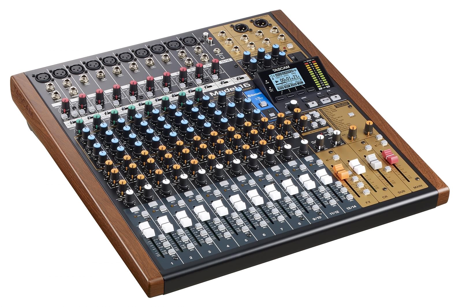 14-Channel Analogue Mixer With 16-Track Digital Recorder | Tascam Model 16