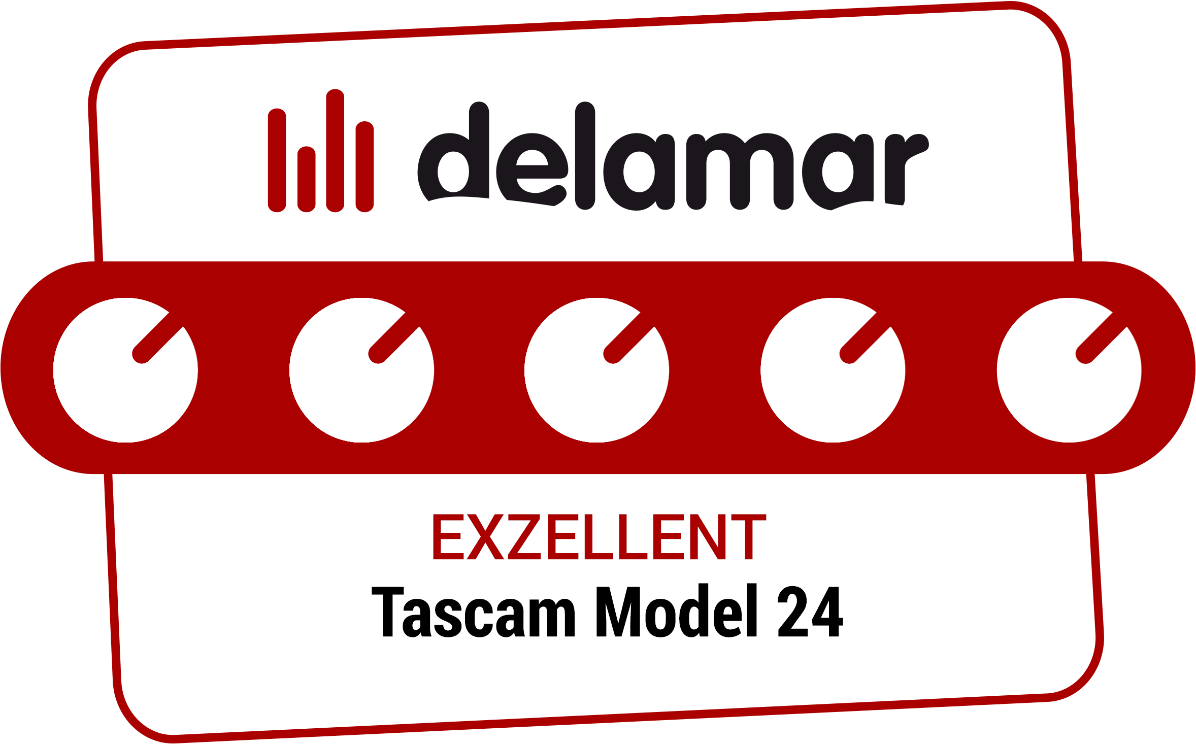 Delamar Testsiegel 'Exzellent' für Tascam Model 24