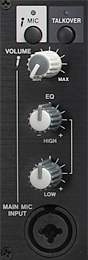 Tascam MZ-372 front panel mic input