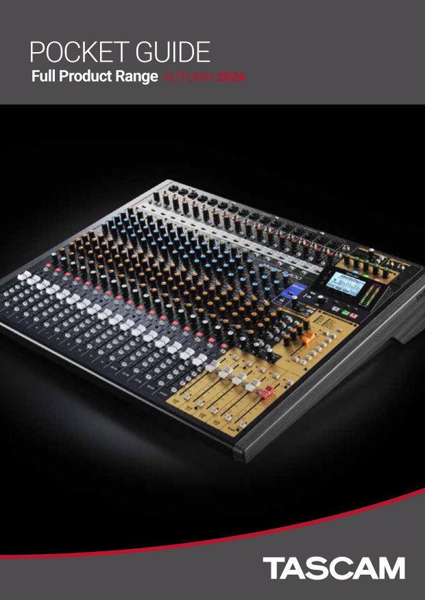 Tascam | Pocket Guide 2024-2 (Full Product Range)