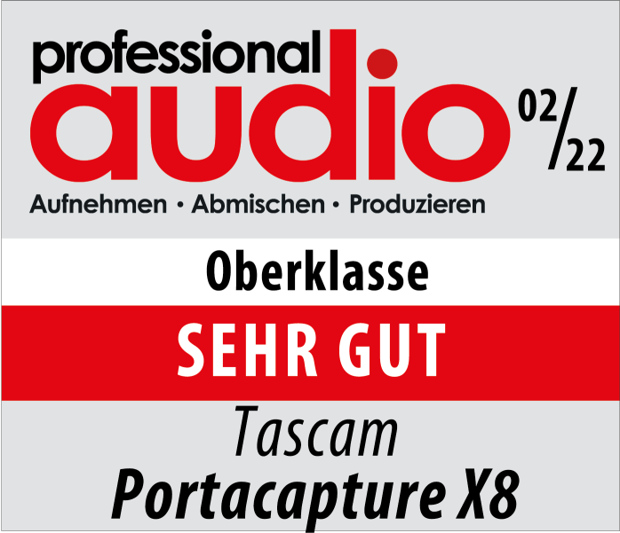 Portacapture X8 ist 'SEHR GUT'