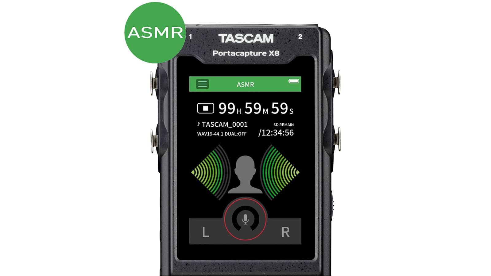Tascam Portacapture X8 | 32-Bit Float Portable Audio Recorder