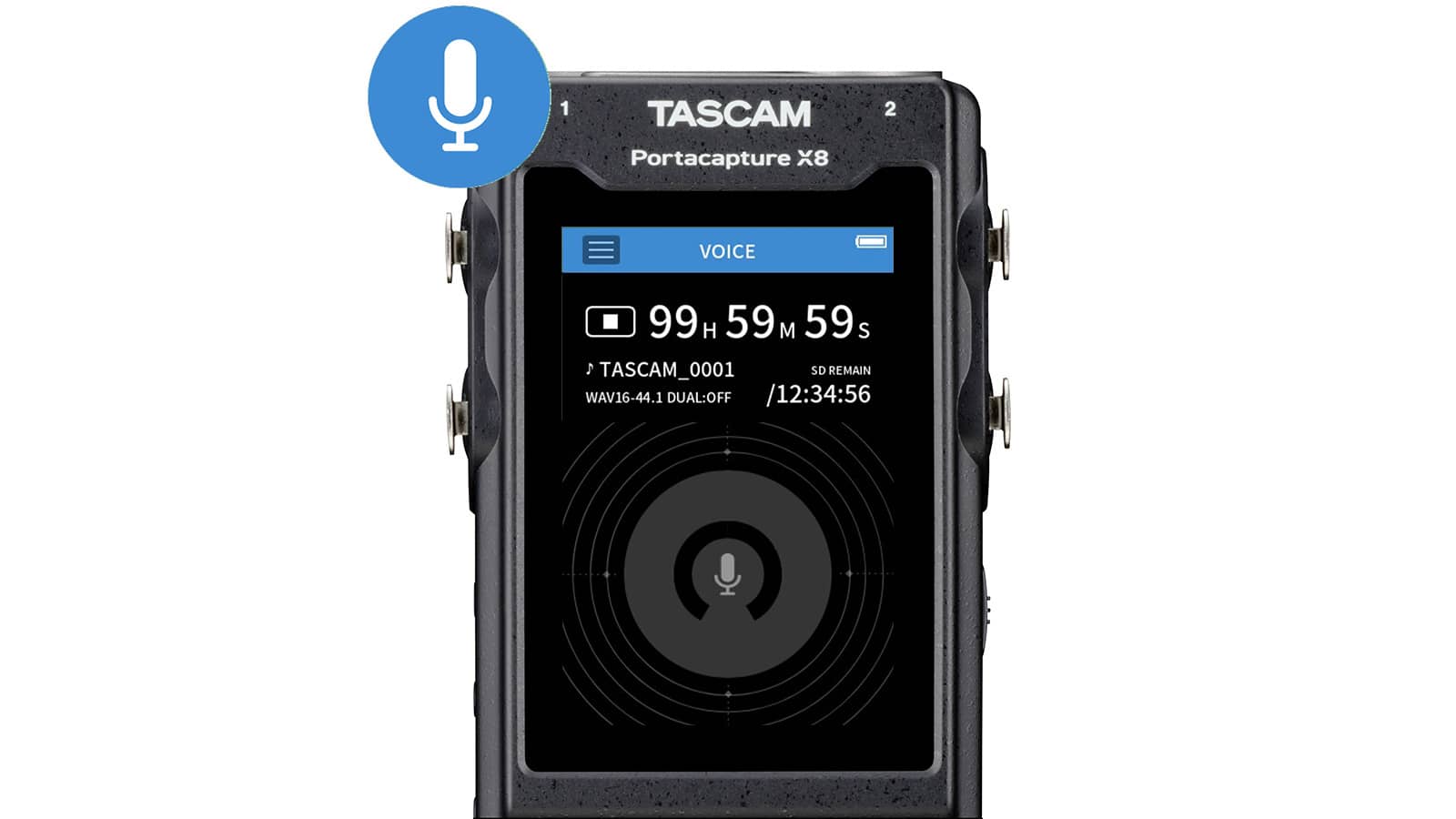 その他 TASCAM PortacaptureX8 Portacapture X8 | 32ビットフロート録音8トラックハンドヘルド