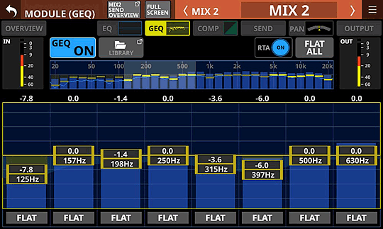 Tascam Sonicview – Korektor graficzny 