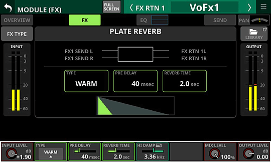 Tascam Sonicview – powrót FX