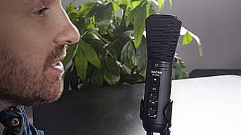 Tascam TM-250U – Podcasting microphone with headphones connector
