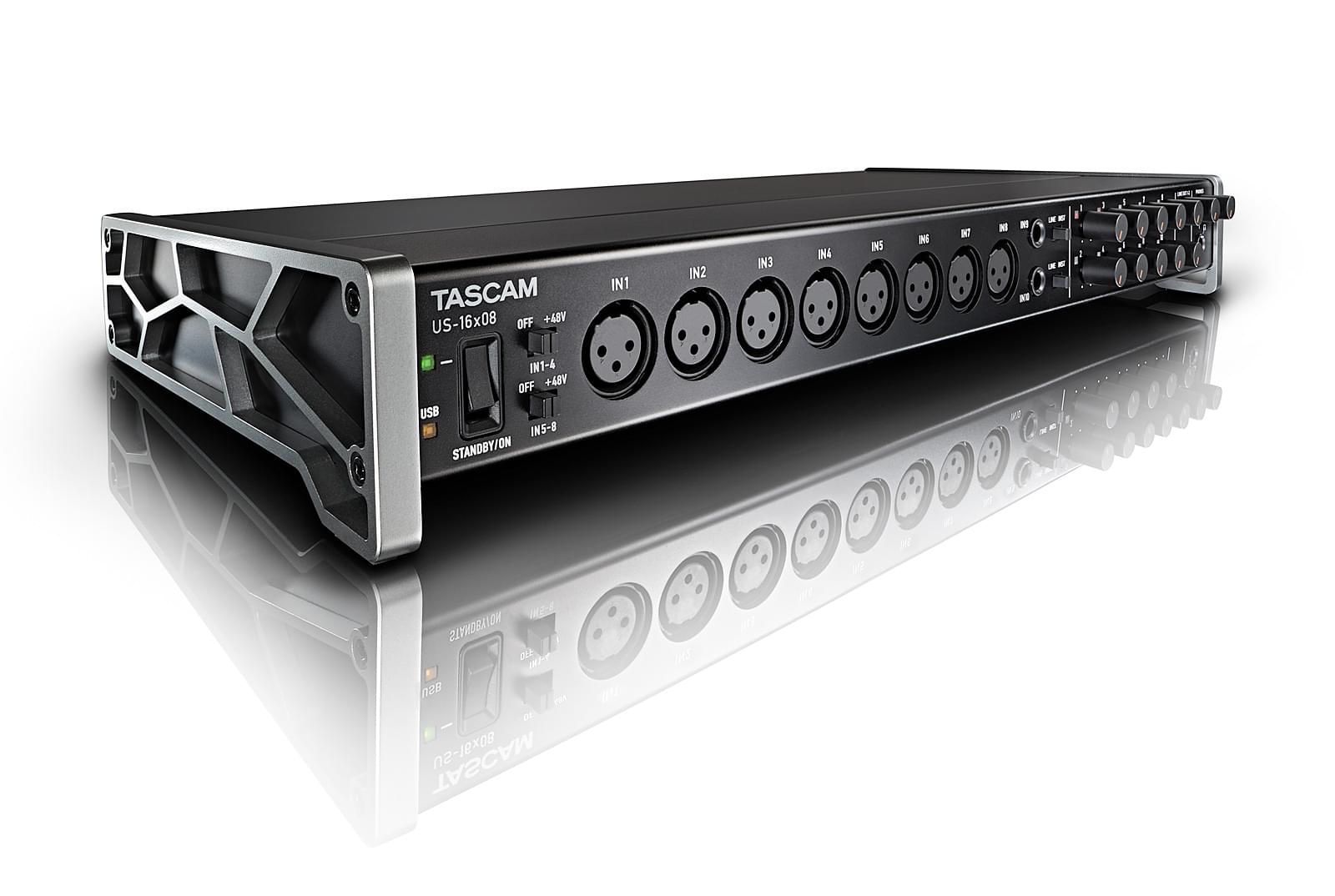 Interface Audio/MIDI USB (16 entrées, 8 sorties) | Tascam US-16x08