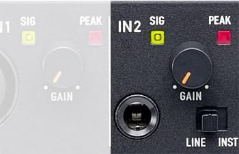 Line/instrument input – Tascam US-1x2HR