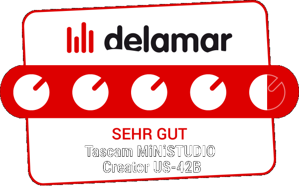 Delamar: Tascam Ministudio Creator US-42B ist 'SEHR GUT'