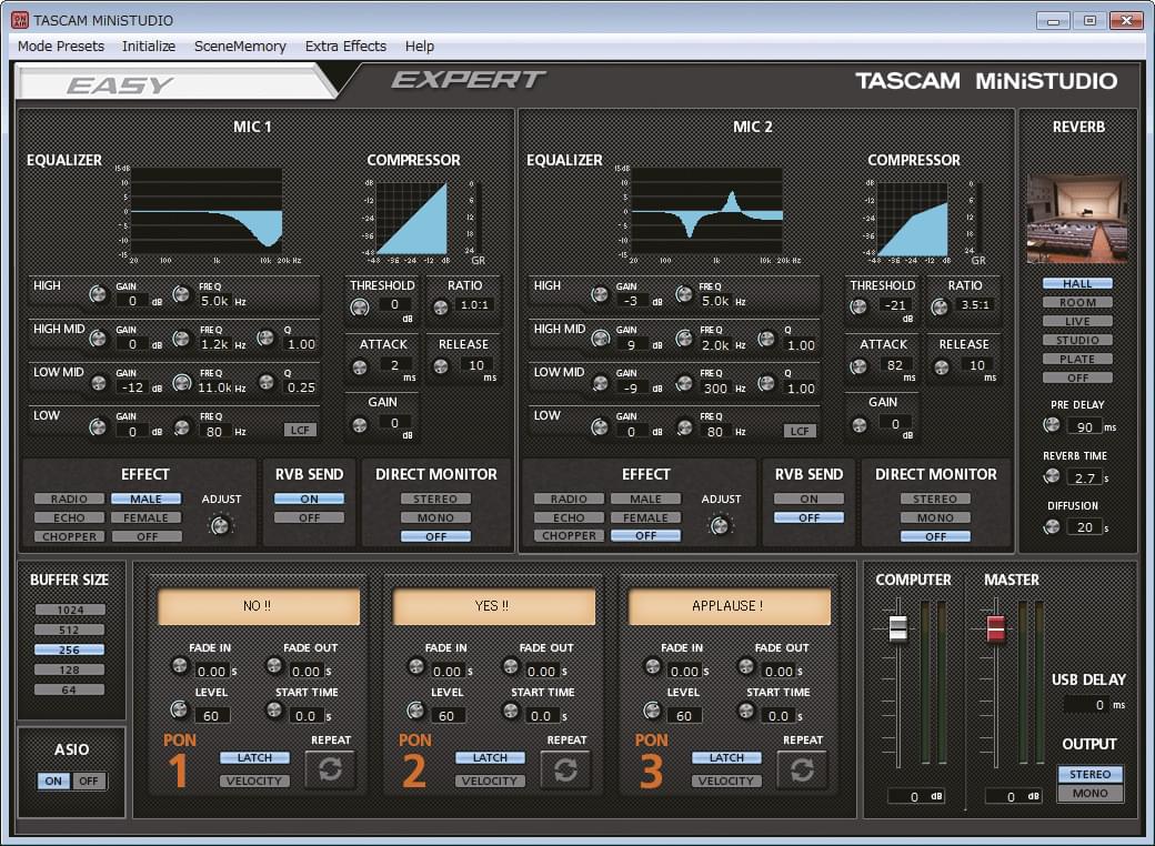 Tascam MiNiSTUDIO Creator US-42B | Audio Interface for Personal