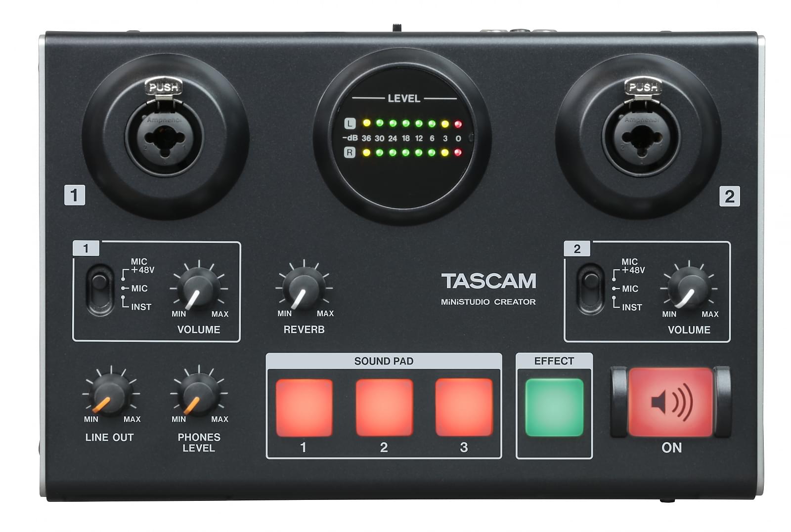 Tascam MiNiSTUDIO Creator US-42B  Audio Interface for Personal Broadcasting