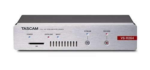 Tascam VS-R264 | Hardware-Encoder/Decoder für Live-Streaming in Full-HD