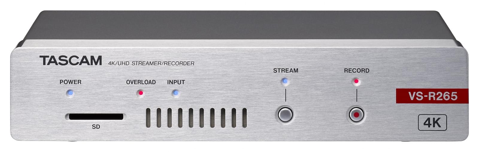 Hardware-Encoder/Decoder für Live-Streaming in 4K/UHD | Tascam VS-R265