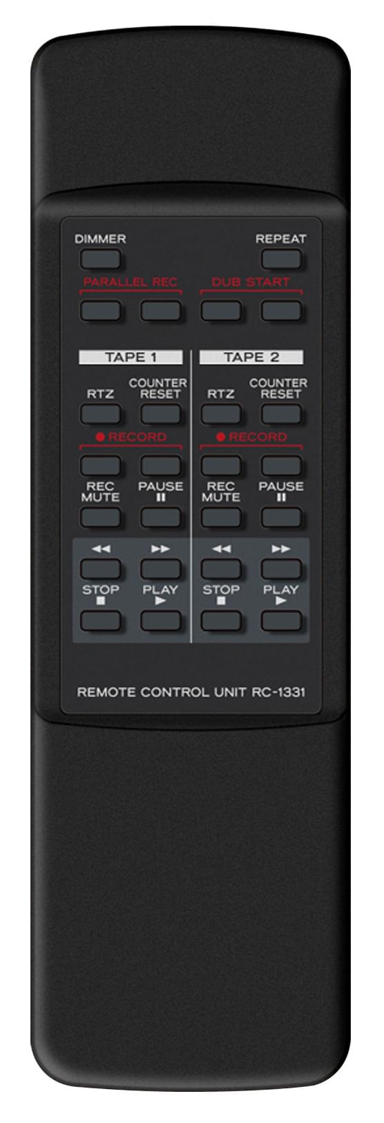Remote control | Tascam 202MKVII