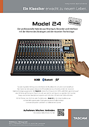 Tascam-Anzeige | Model 24 – Ein Klassiker erwacht zu neuem Leben