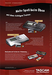 Trainer, Stimmgeräte