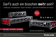 Tascam-Anzeige | US-1x2HR, US-2x2HR, US-4x4HR – Darf’s auch ein bisschen mehr sein?