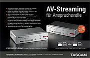 Tascam-Anzeige | VS-R264, VS-R265 – AV-Streaming für Anspruchsvolle