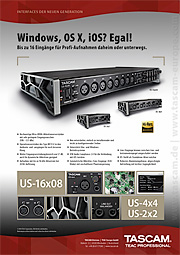 Tascam US-2x2/US-4x4/US-16x08