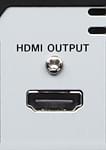 Der HDMI-Ausgang des Tascam BD-MP1